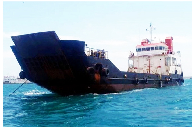 Visualizzazione chiatta LCT-2